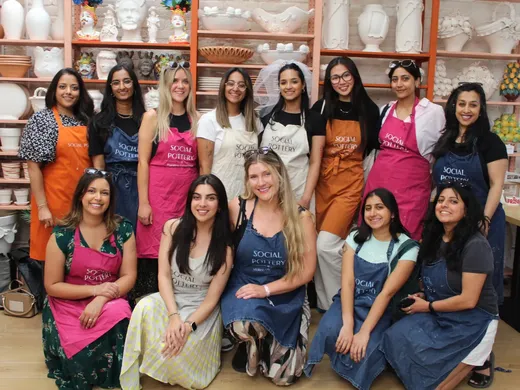 Late Night Pottery Painting at Social Pottery