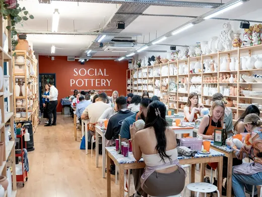 Daytime Pottery Painting at Social Pottery