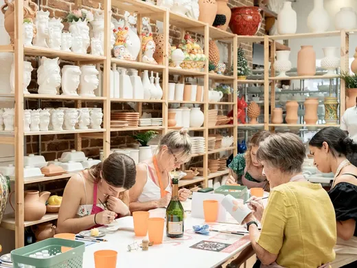 Late Night Sip & Paint at Social Pottery