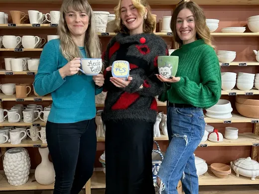 Pottery Decorating Session at Social Pottery