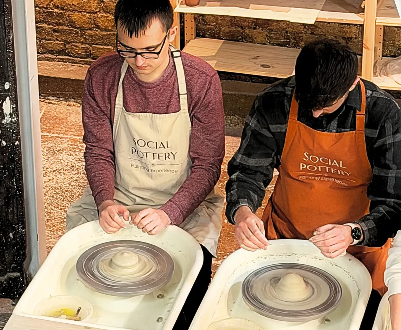 Wheel throwing at Studio 221