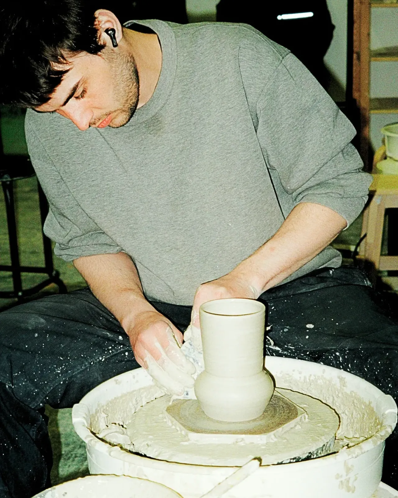 A making session at Studio 221