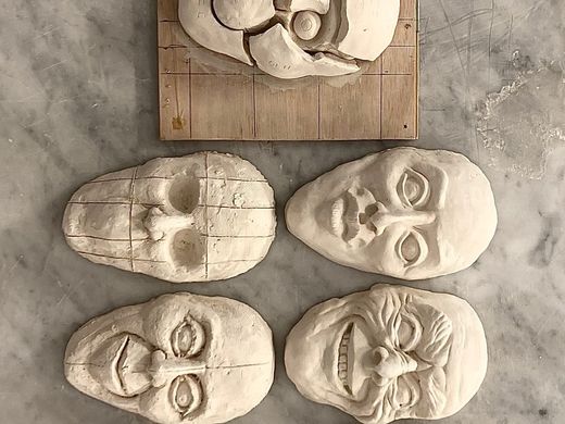 Expressive Face Sculpting Workshop at Social Pottery