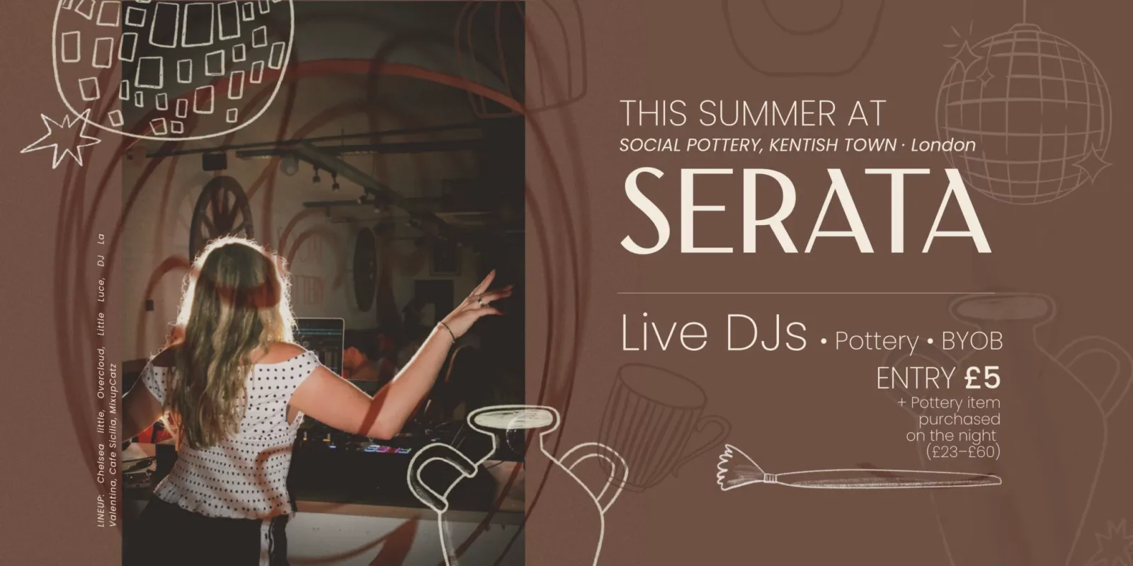 Serata DJ Nights poster