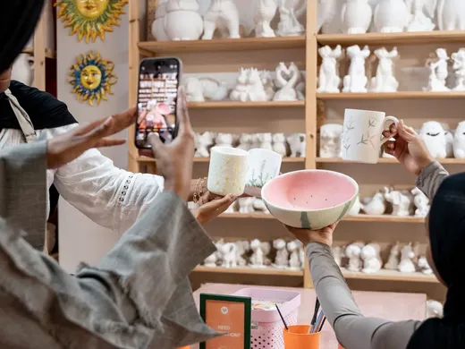 Daytime Pottery Painting at Social Pottery