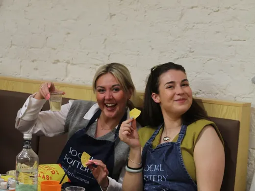 Late Night Pottery Painting at Social Pottery