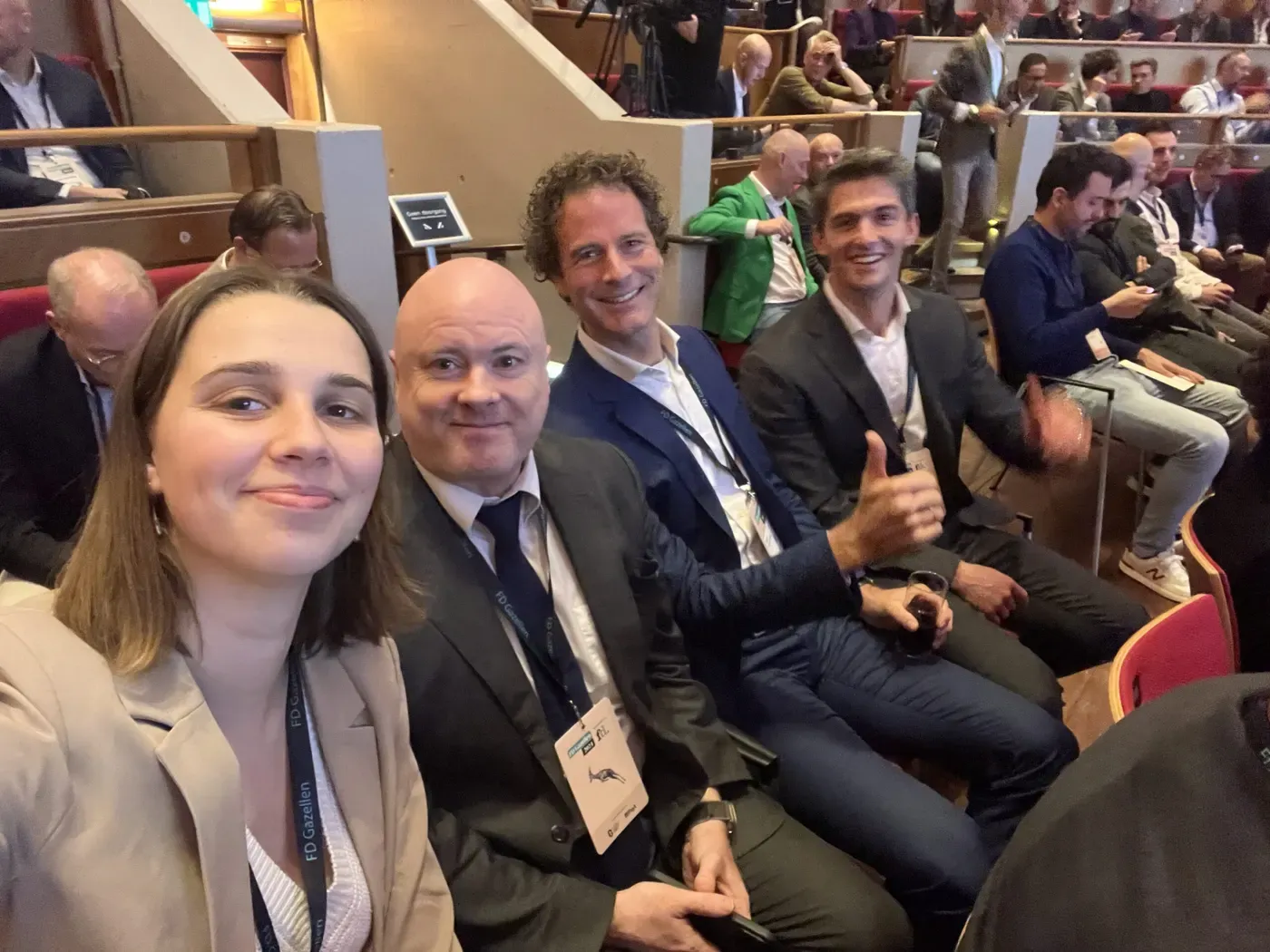 Colleagues at an Ace event