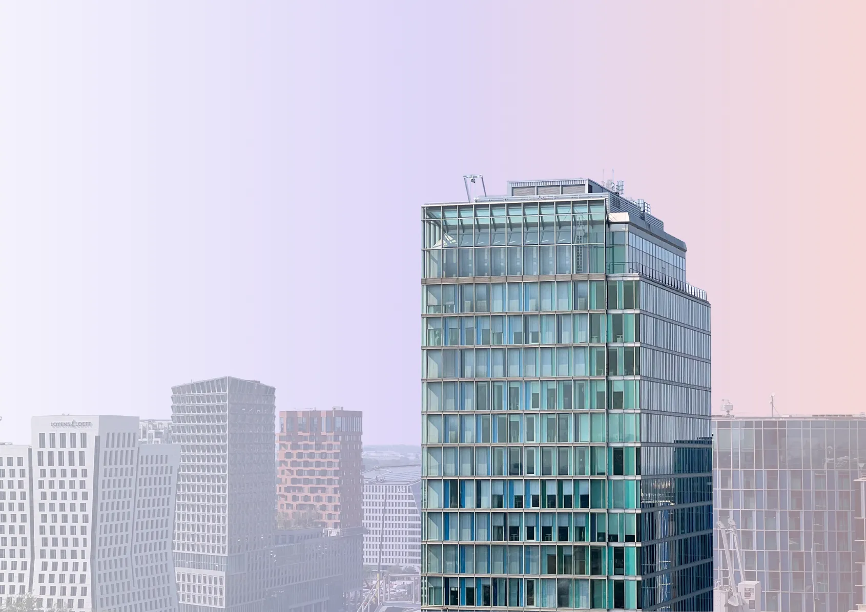 Office towers in Amsterdam’s Zuidas financial district