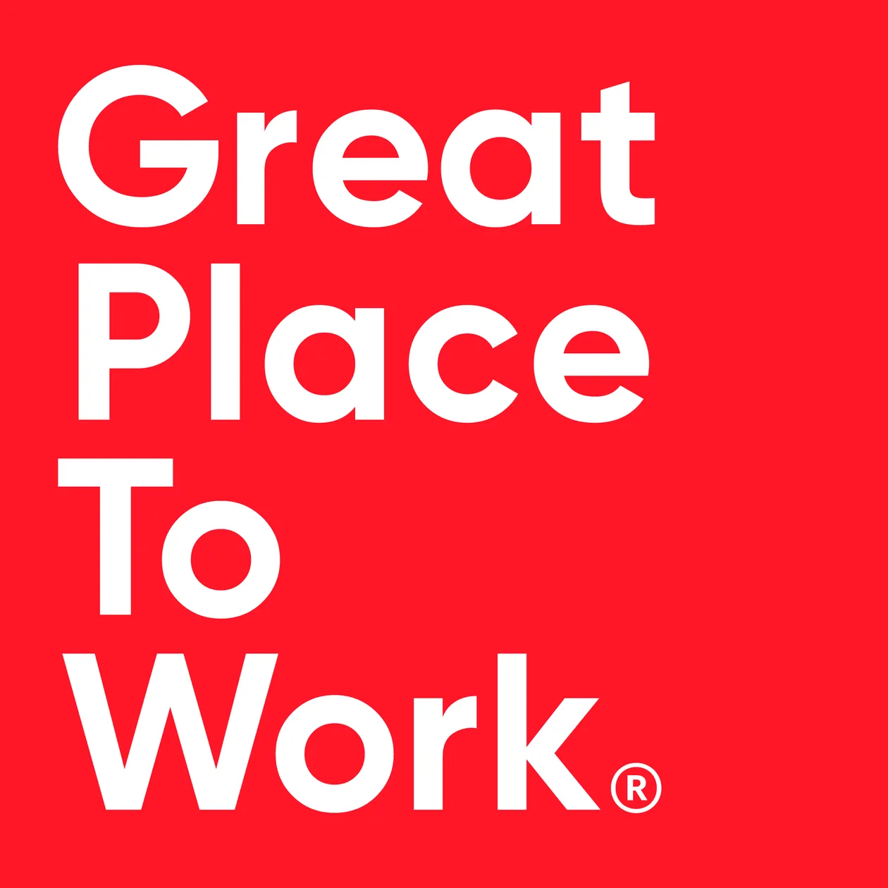 Great Place to Work certified badge