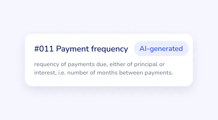 Generate and set data requirements