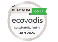 EcoVadis sustainability rating badge