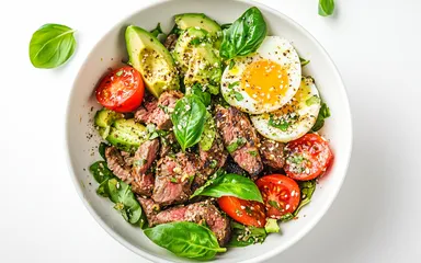 Keto Beef & Avocado Bowl