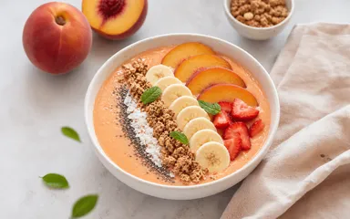 FitLine Activize Peach Morning Smoothie Bowl