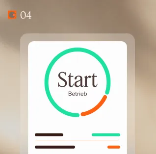 Betrieb starten: Start der Versorgung