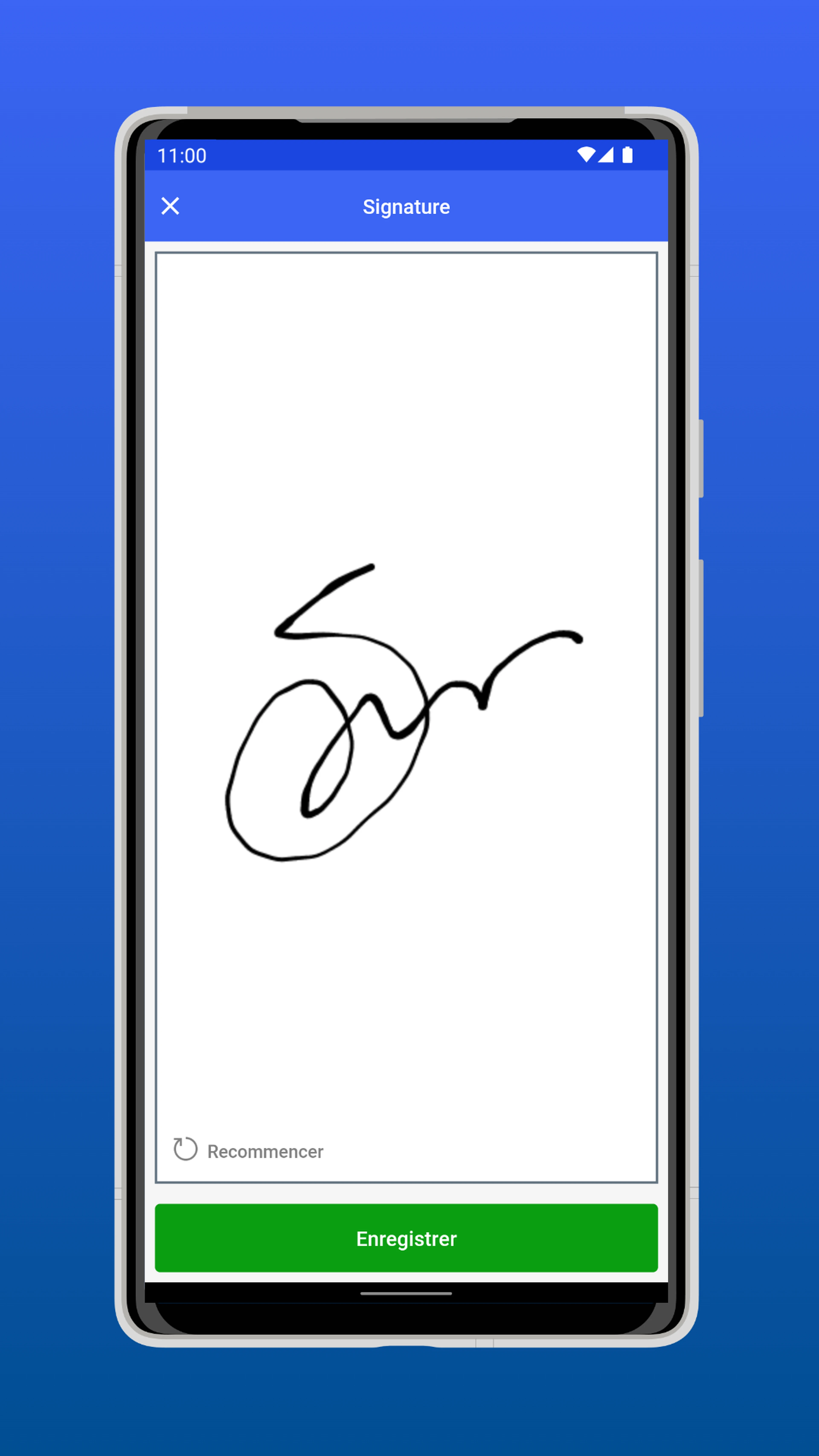 Aperçu signature électronique depuis 1 eCMR Dashdoc