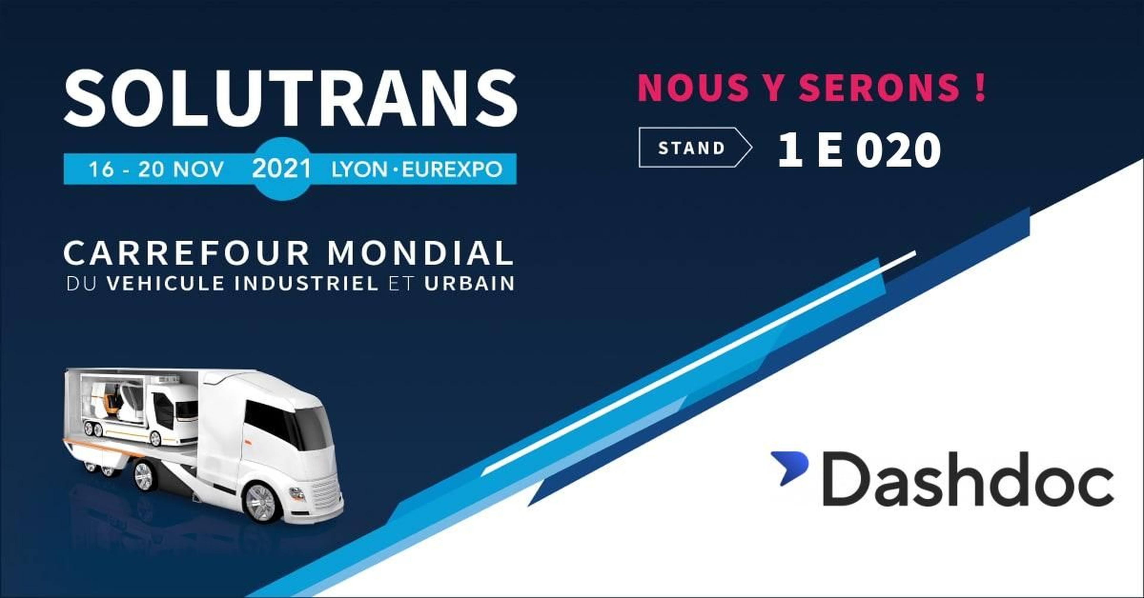 Brochure marketing : Dashdoc participe au Solutrans et sera au stand 1E020