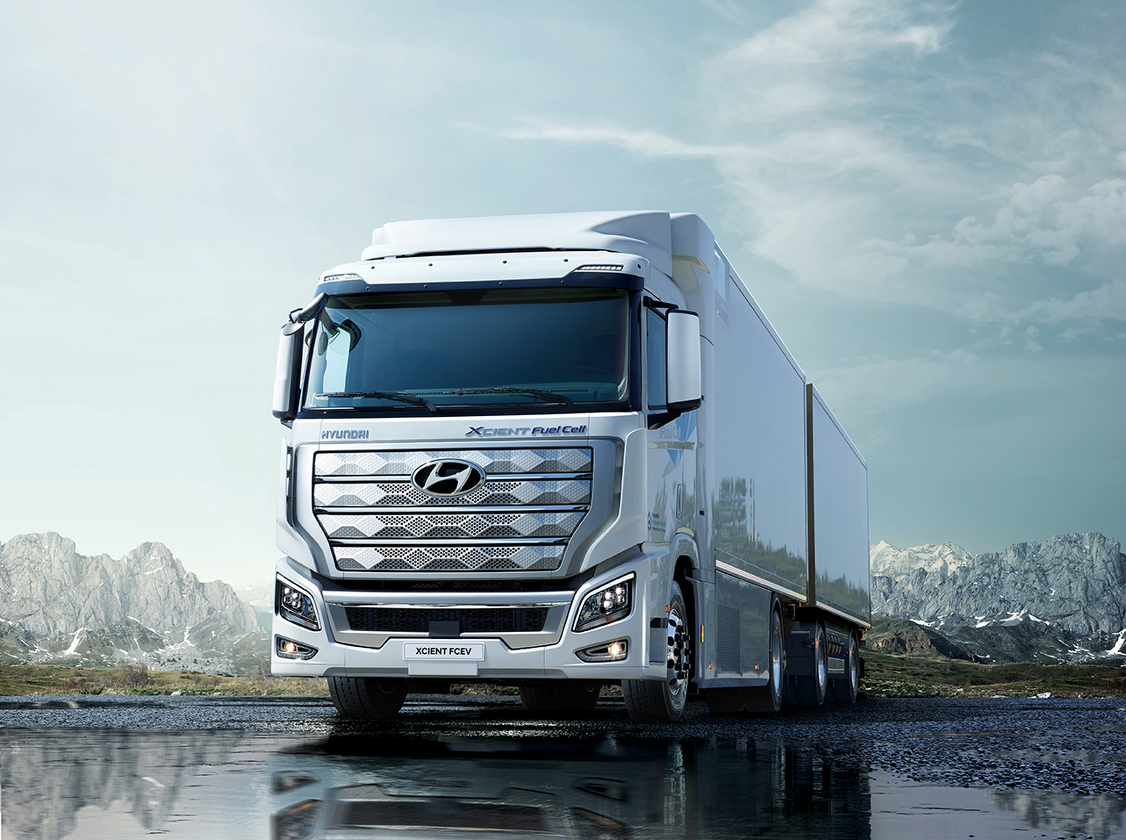 Camion à hydrogène Hyundai en Suisse