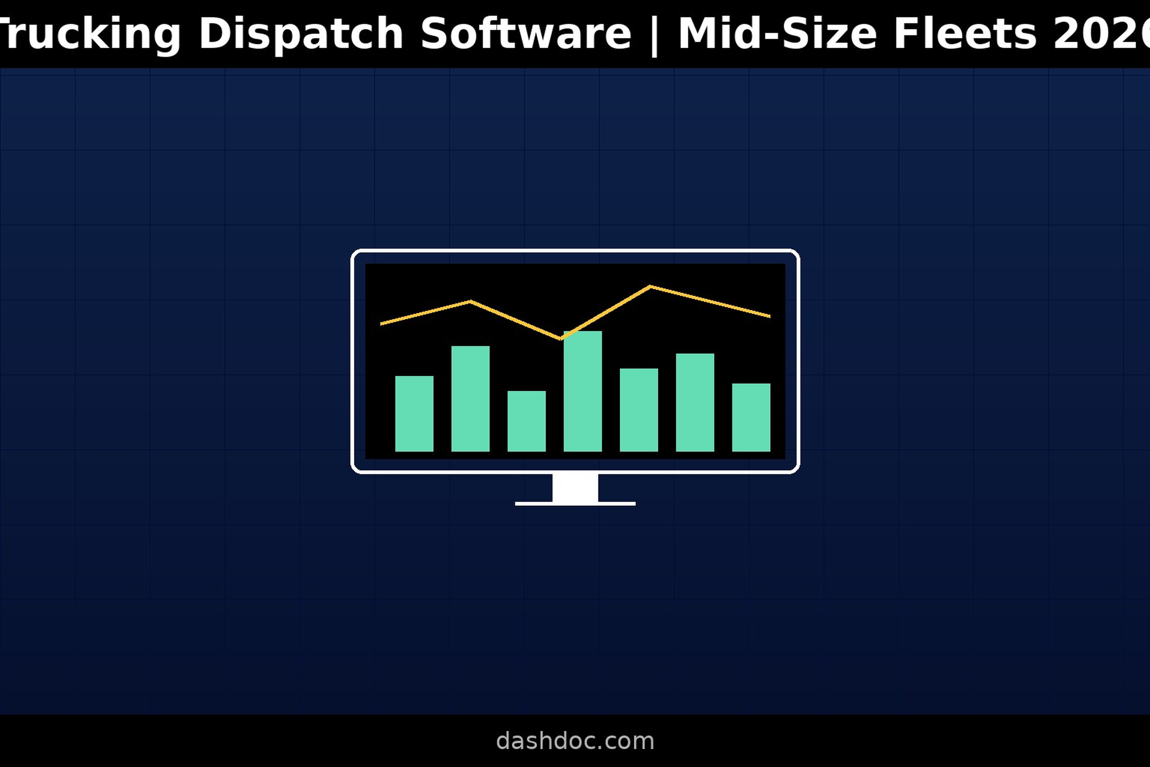 Trucking dispatch software dashboard for mid-size fleets