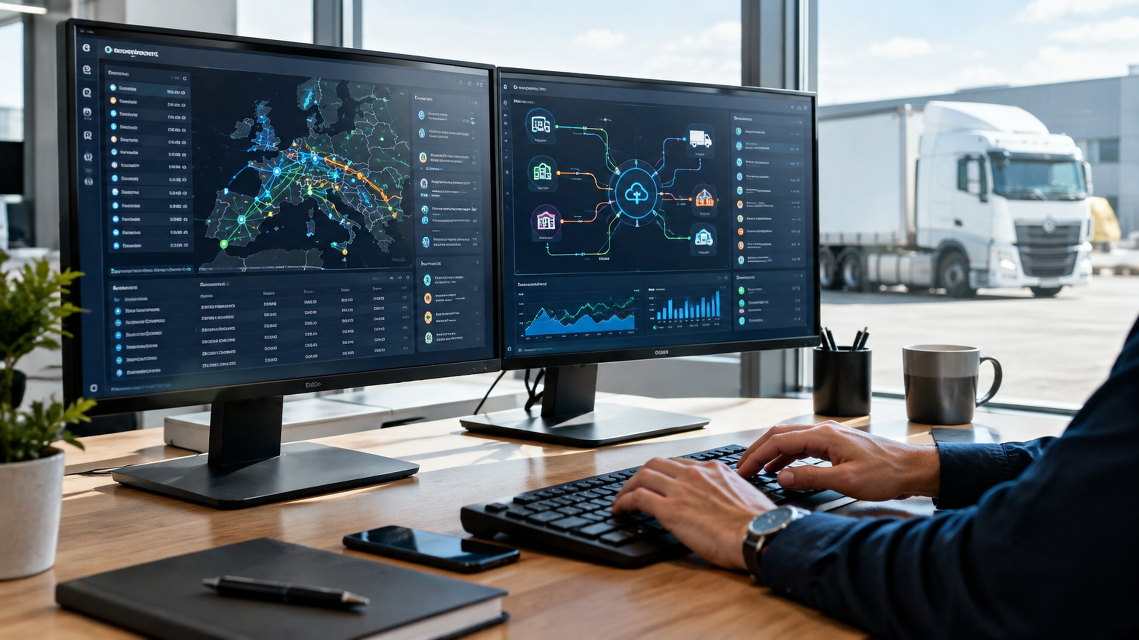 Responsable de tráfico utilizando un software TMS conectado por API a plataformas gubernamentales para evitar la doble entrada de datos