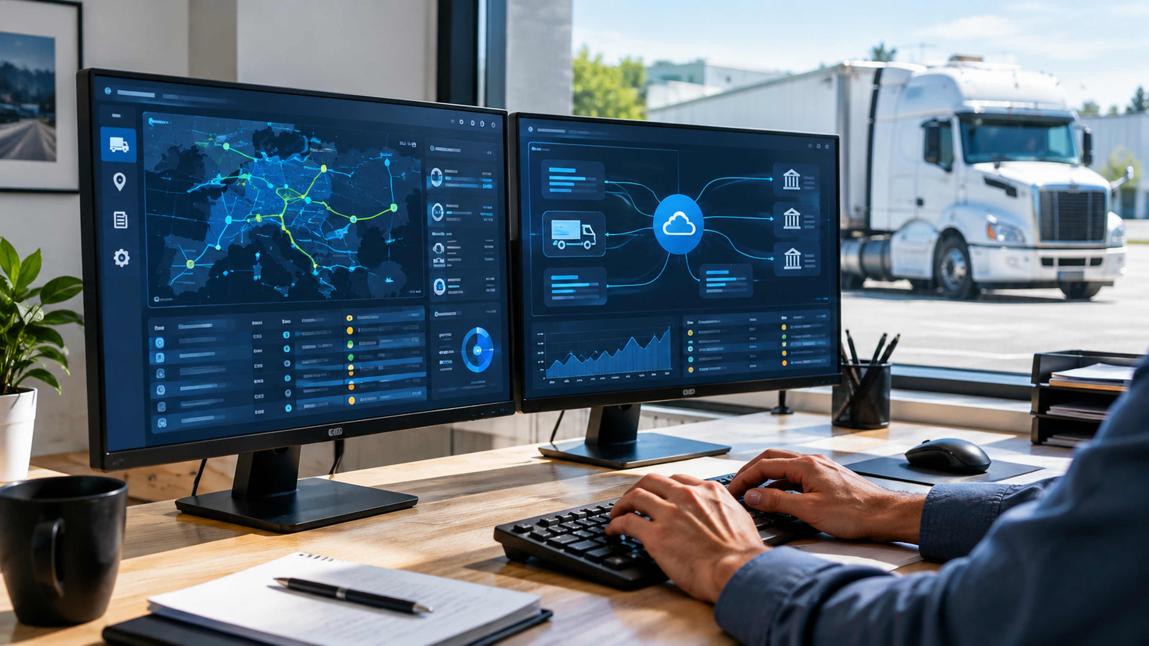 Responsable d'exploitation utilisant un logiciel TMS connecté par API pour automatiser la remontée des données vers DIWASS et Trackdéchets