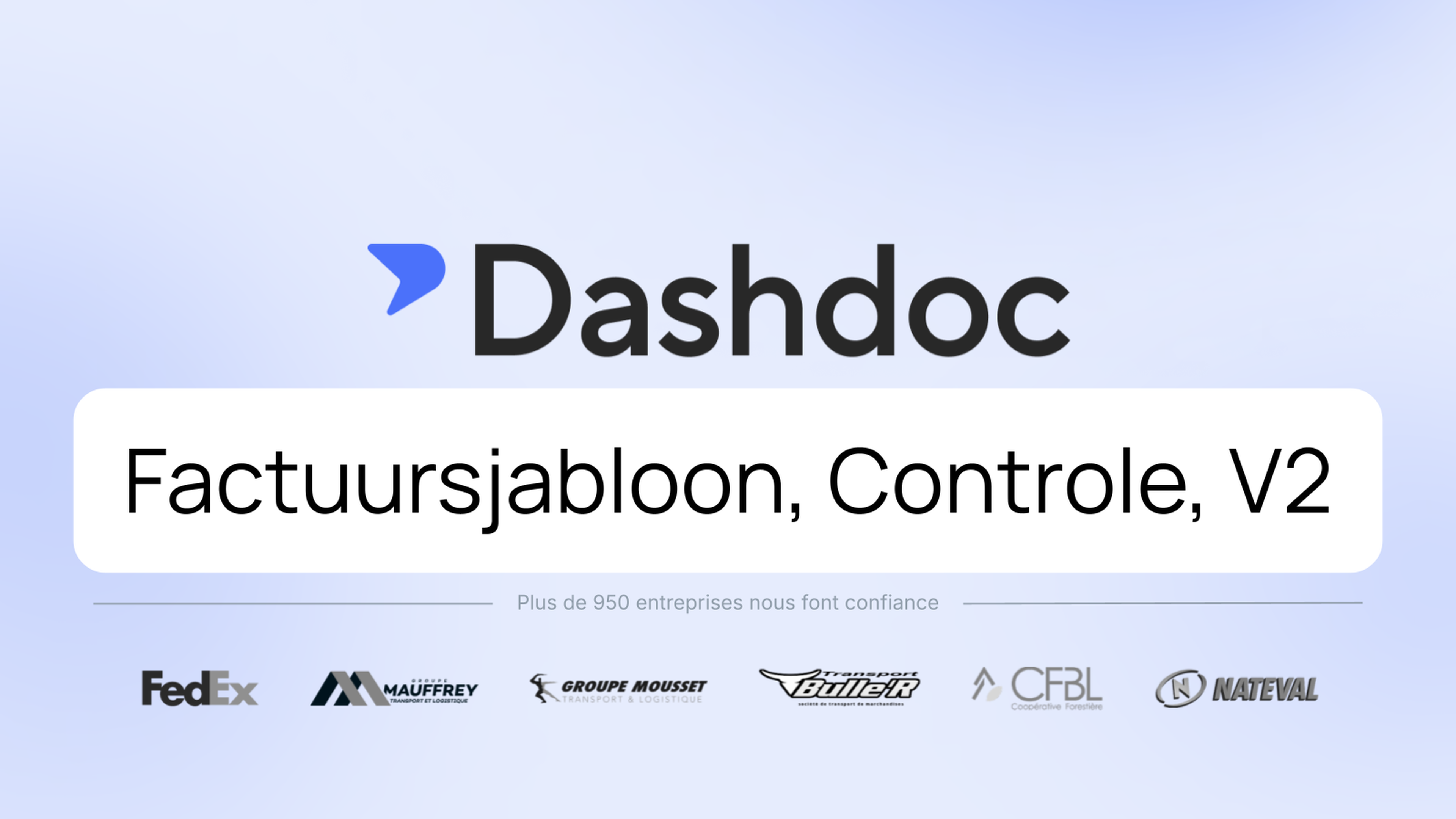 Factuursjabloon, Controle, V2