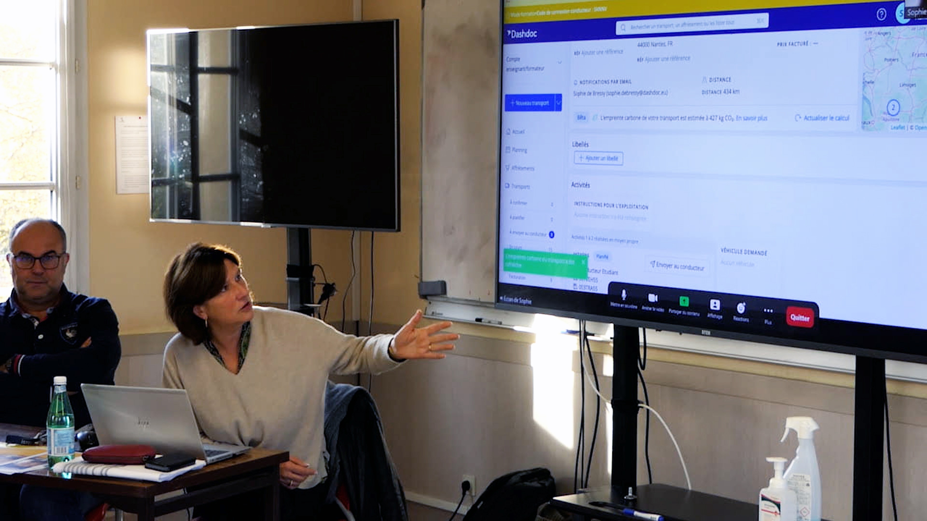 Formation sur Dashdoc à l'ISTELI