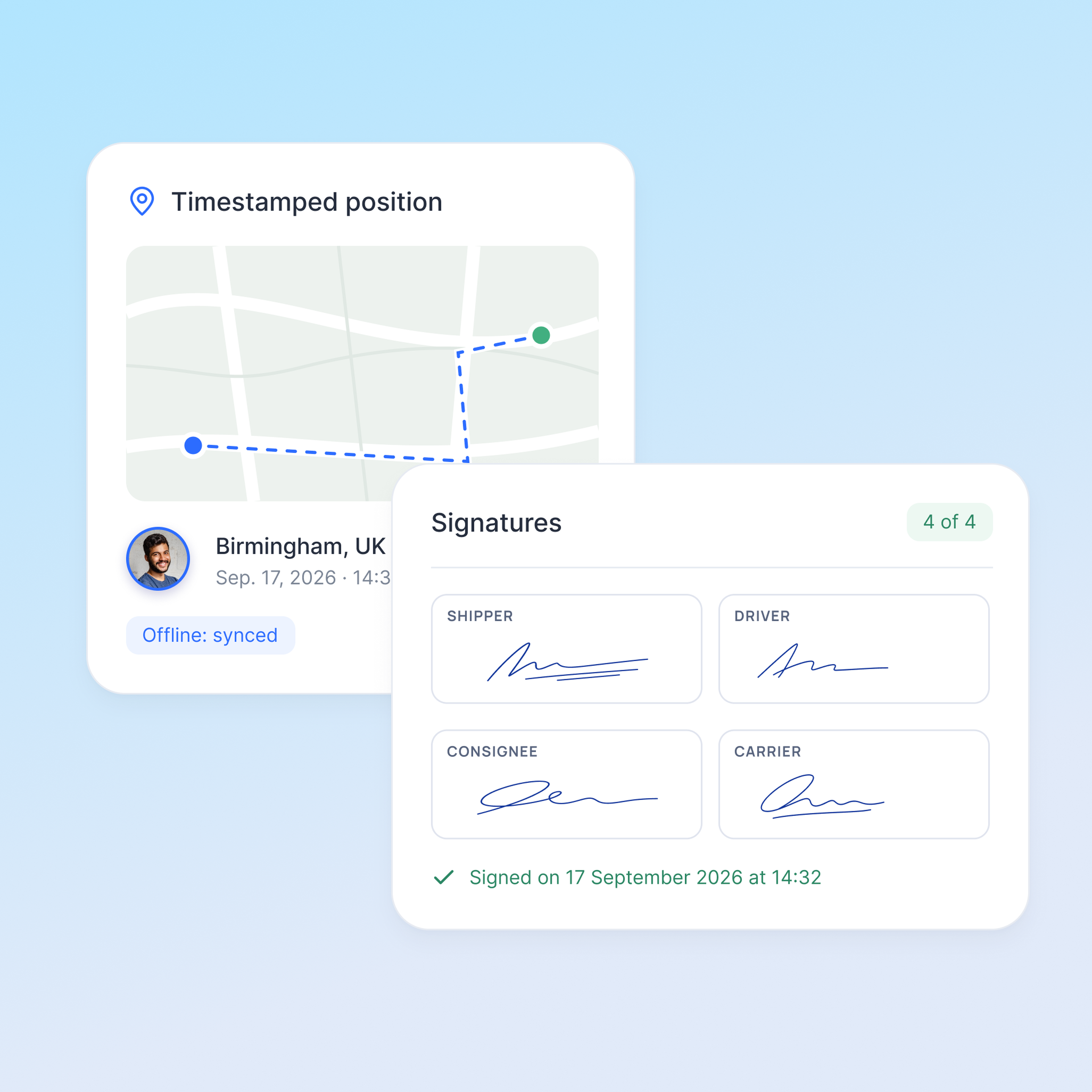UK - Signed and geolocated, everywhere