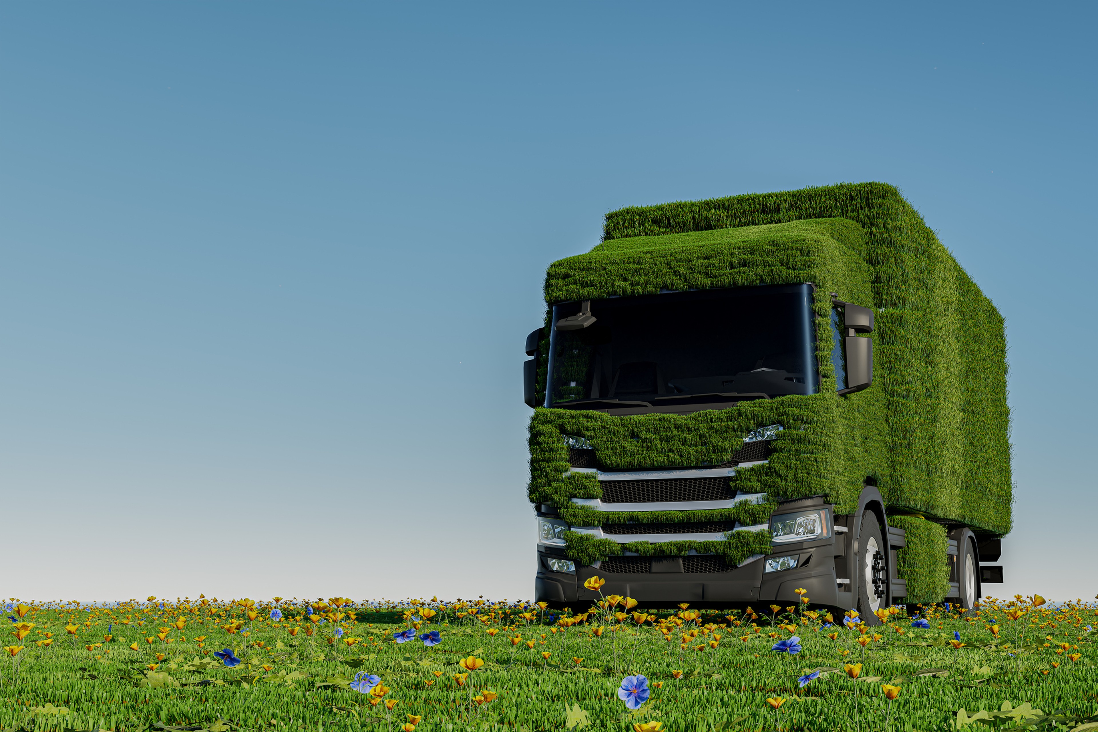 Camion verde : transicion verde en el transporte