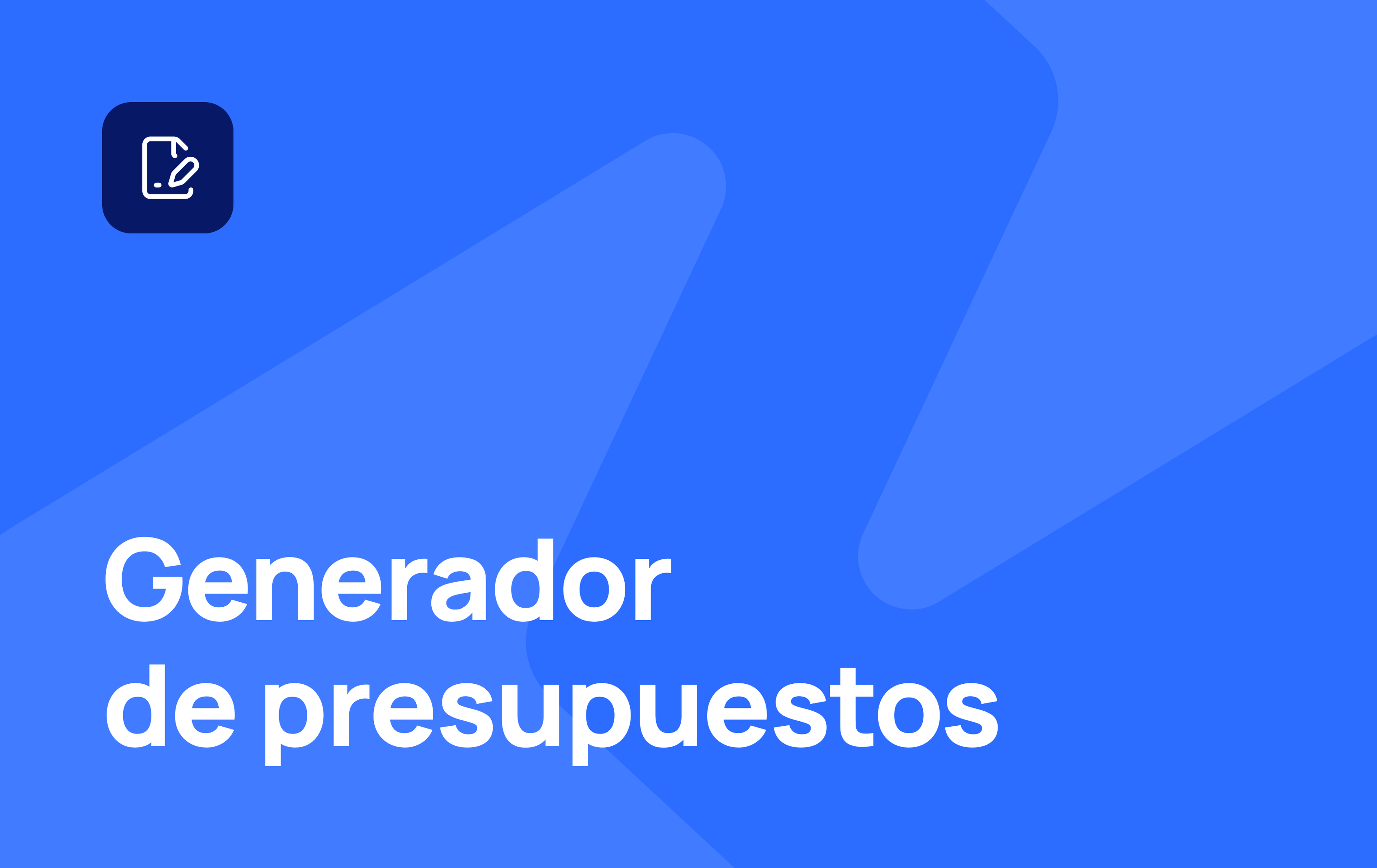 10 - Generador de presupuestos - ES