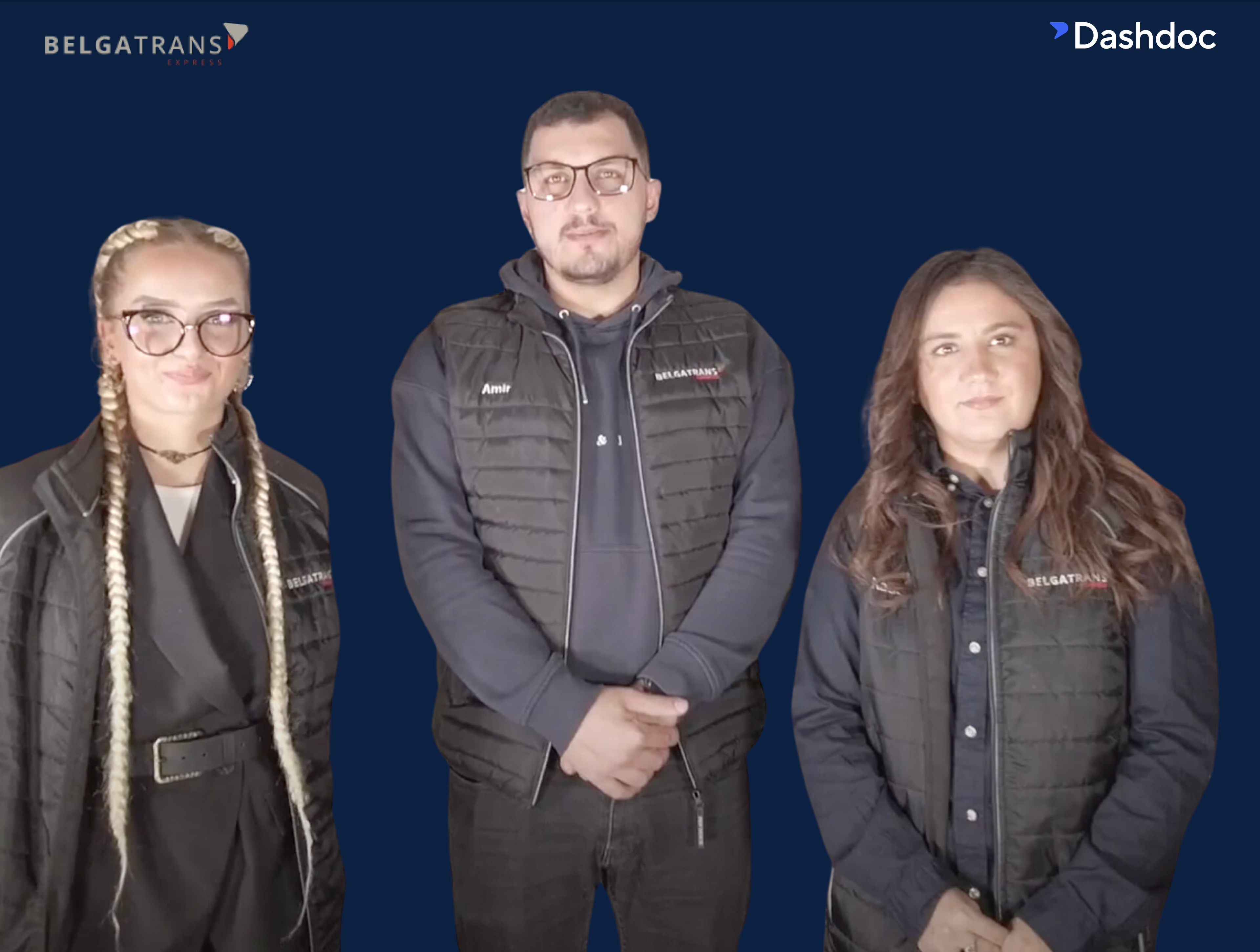 Léa, Amir et Katia, Belgatrans - Témoignage TMS Dashdoc