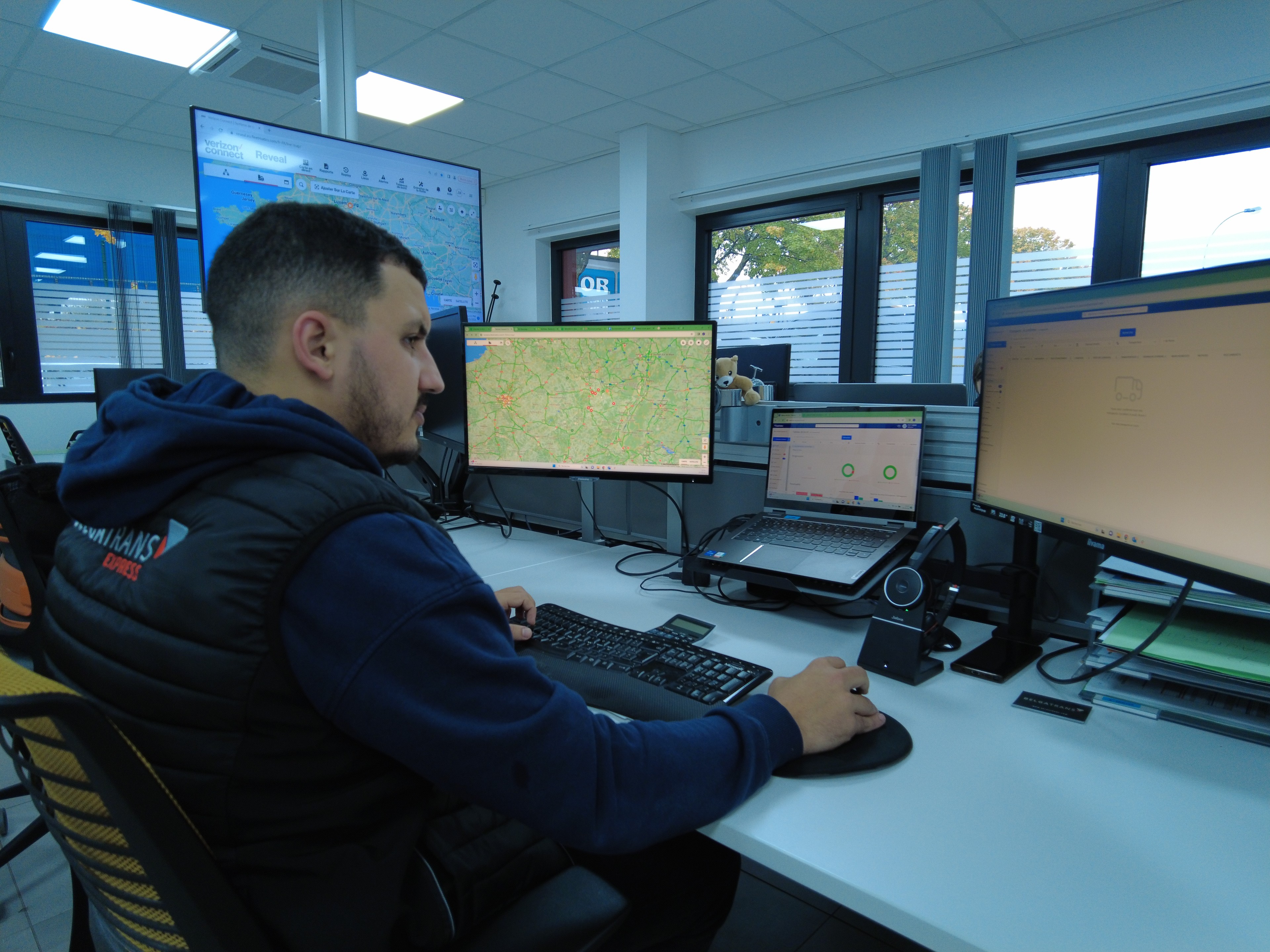 Amir, responsable exploitation transport à Belgatrans sur le TMS