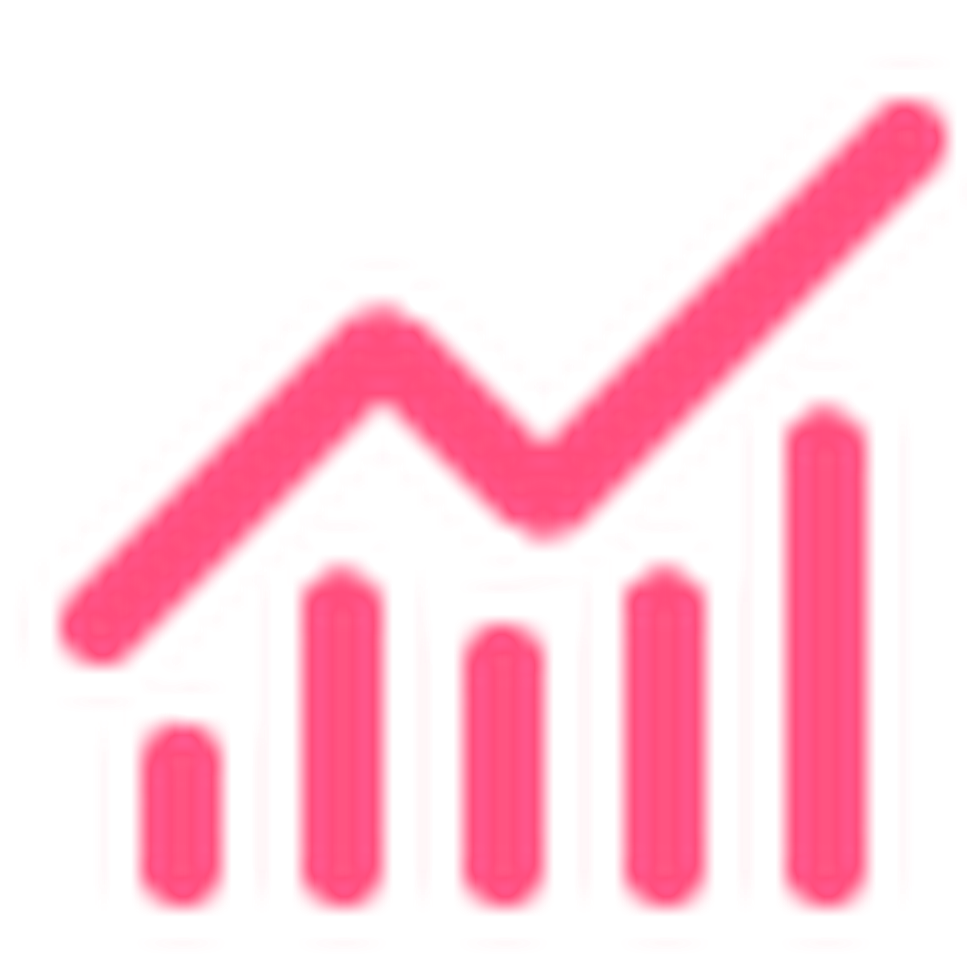 Icône graphique de croissance