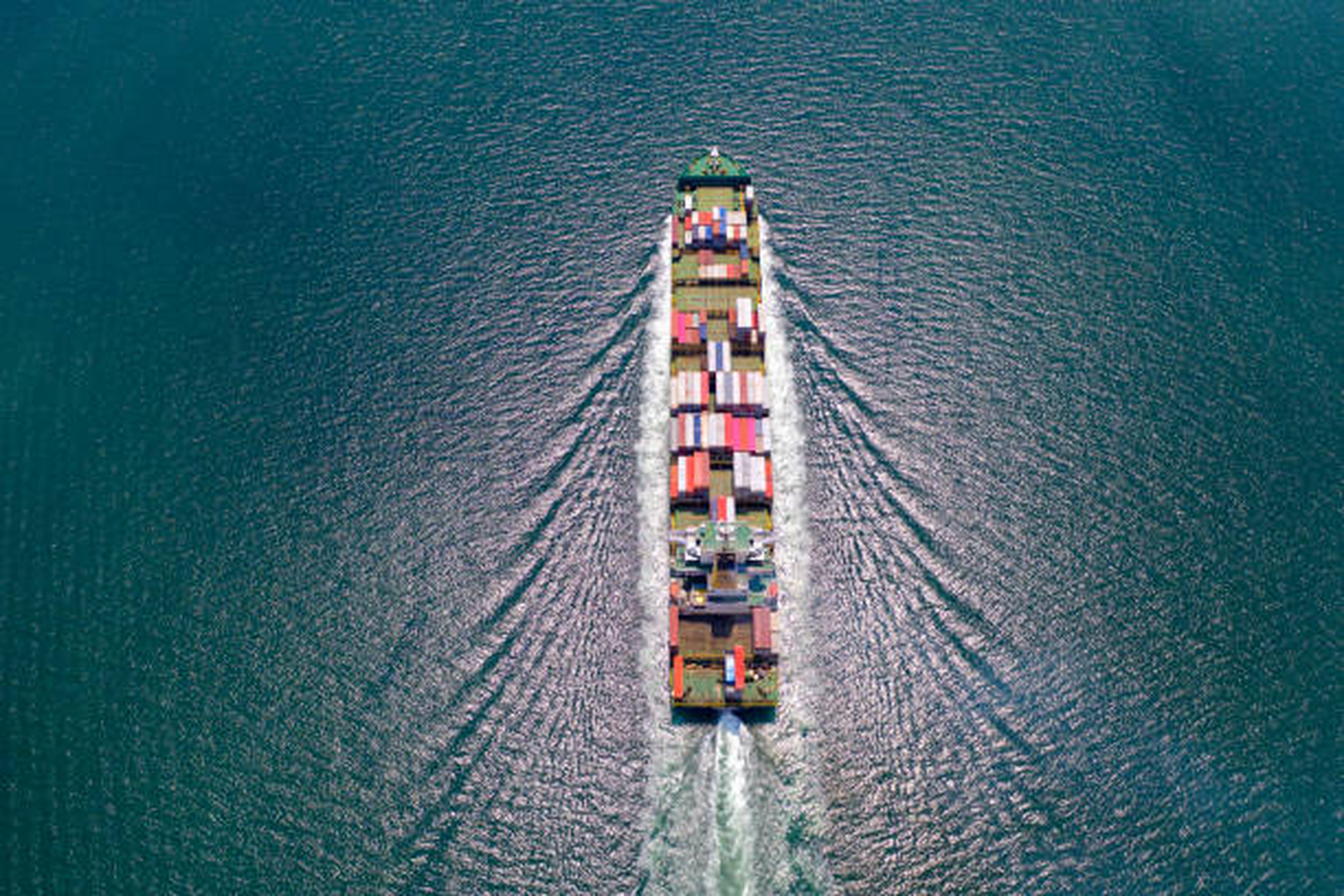 Sea Shipper  full of goods to deliver