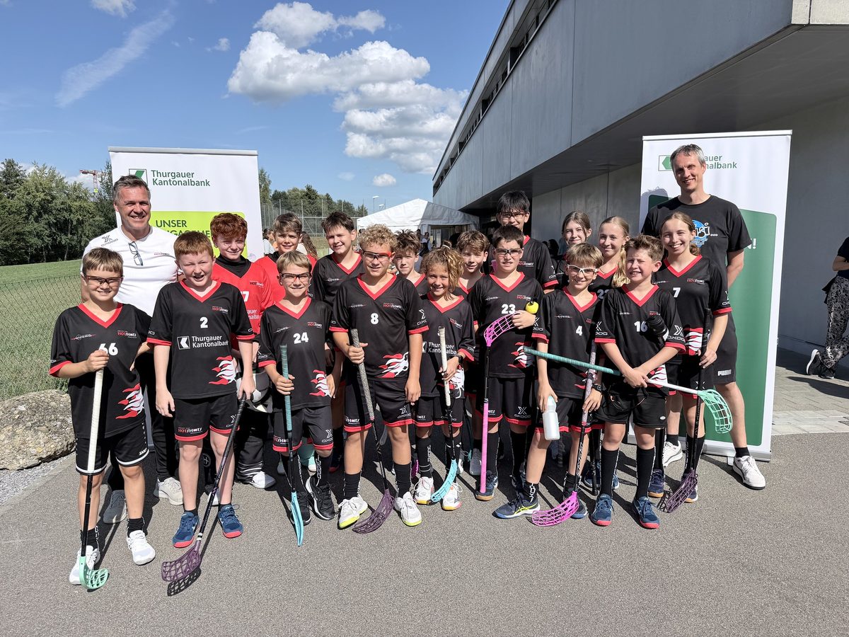 Gruppenbild des U14-B-Teams von UHT HotShots Bronschhofen