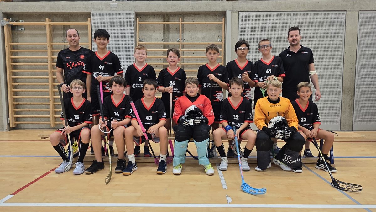 Teamfoto Junioren C des UHT HotShots Bronschhofen