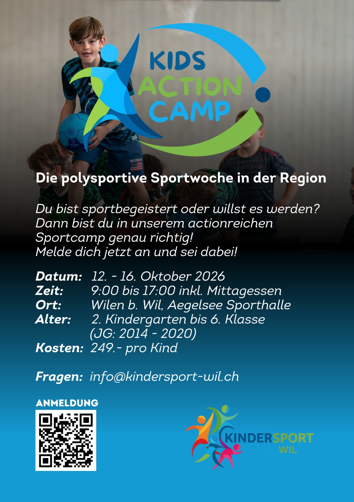Flyer zum Kids Action Camp 2026