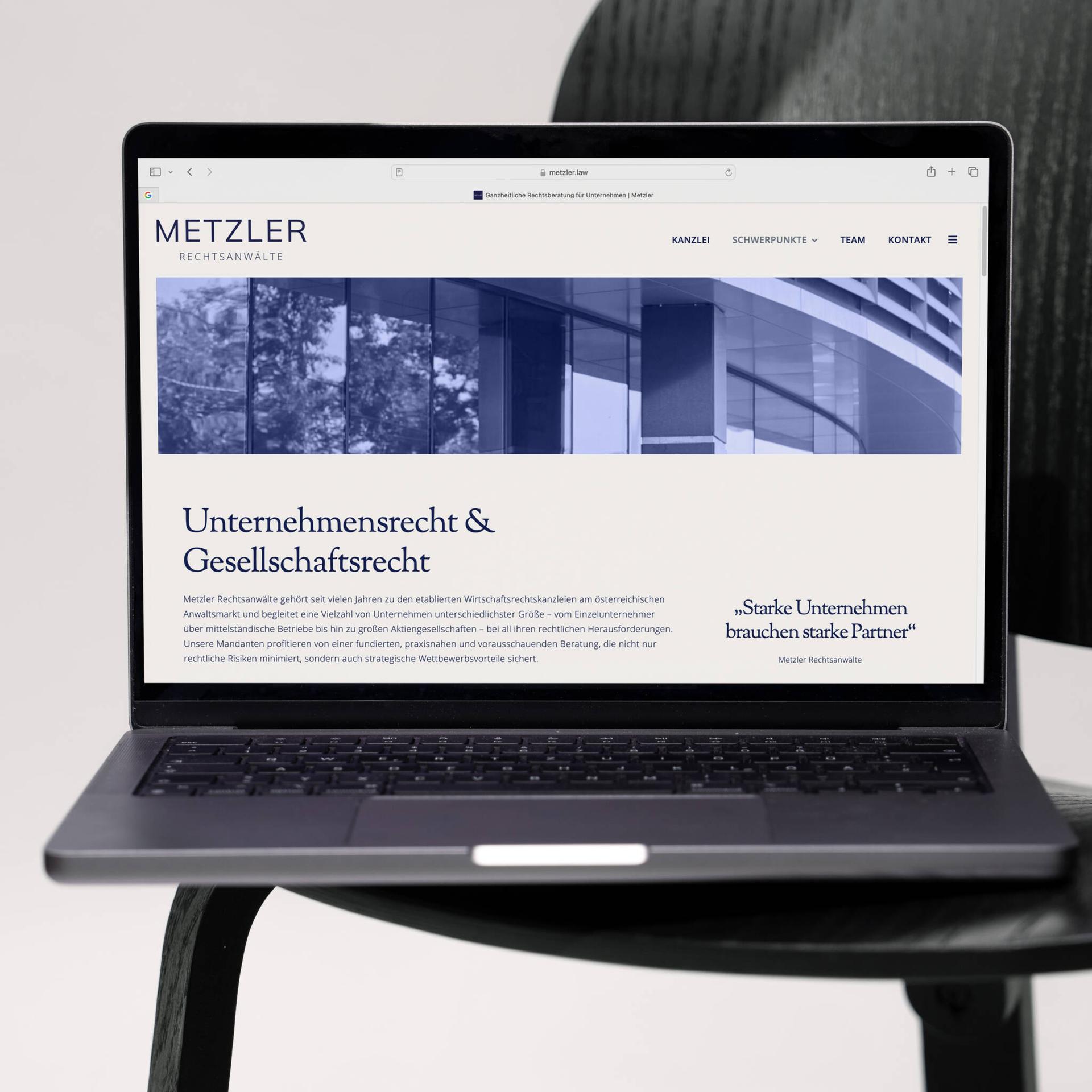 Website Rechtsanwalt Wien Erstellung