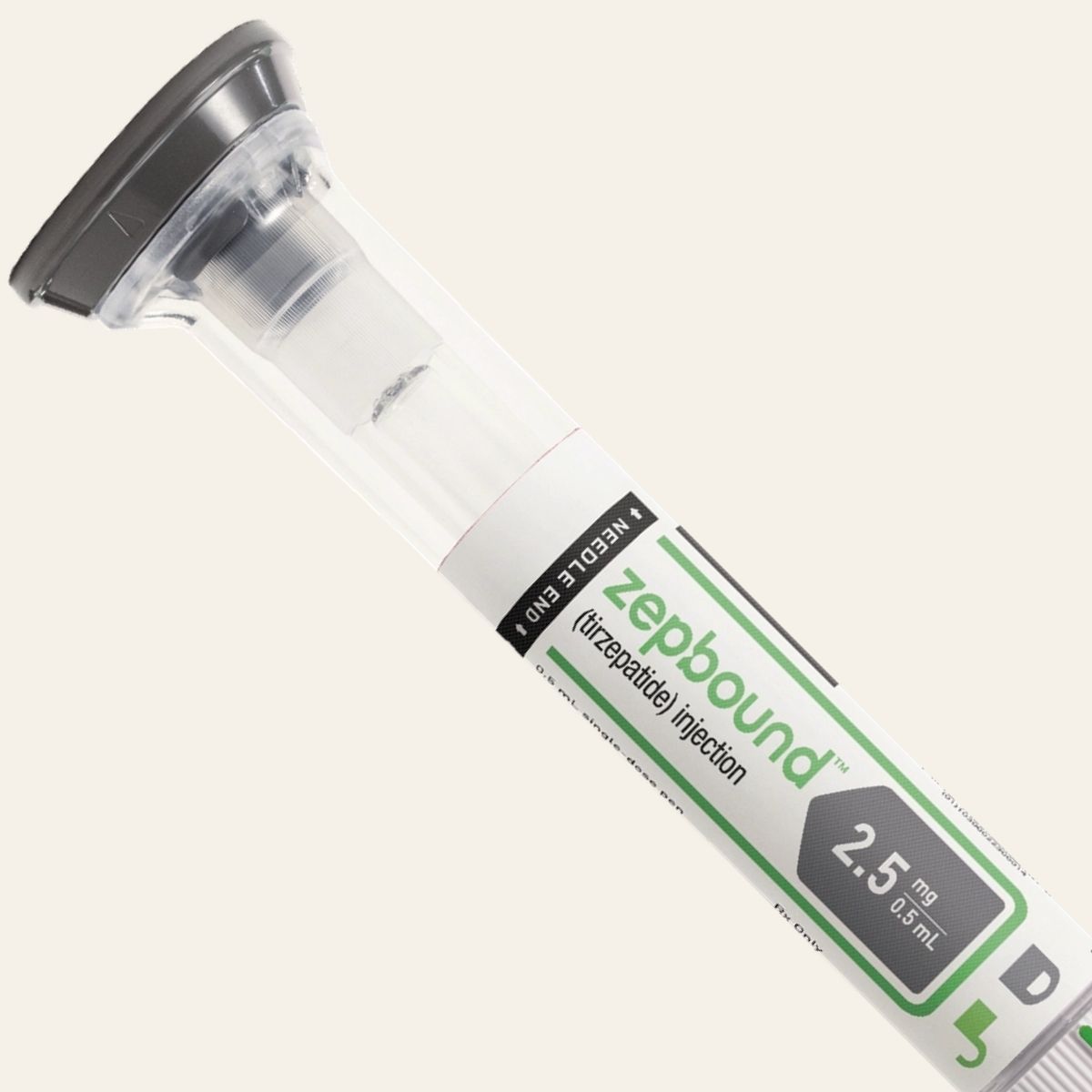 A Zepbound single-dose injection pen