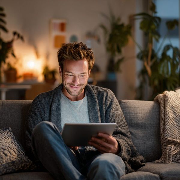 Person reviewing loan options on a laptop at home