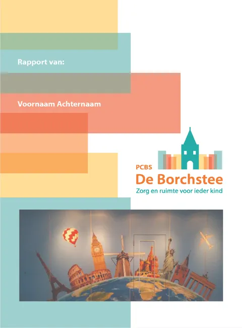 Voorbeeld rapport van PCBS De Borchstee uit Elburg, voorpagina
