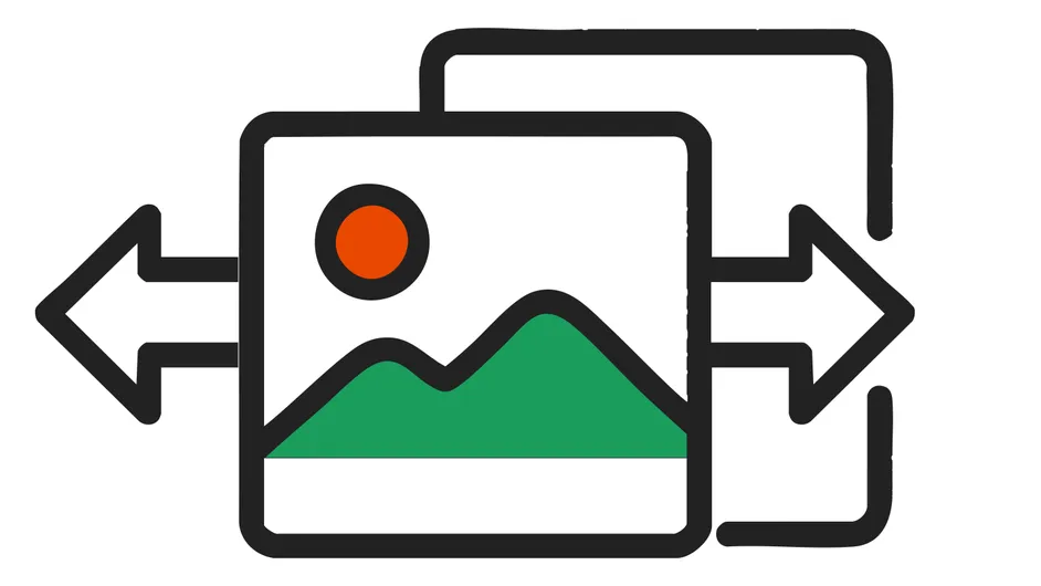 mogelijkheid om foto's te verschuiven in hun kader.