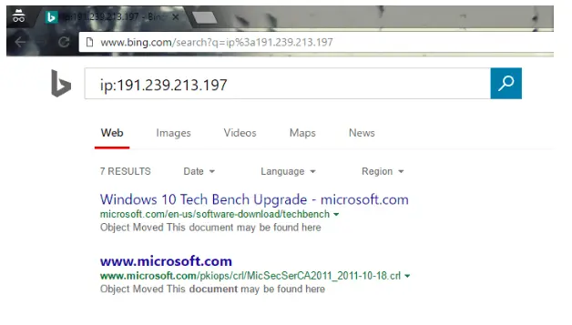 Thanks to Bing you can verify which websites are hosted by the given IP address