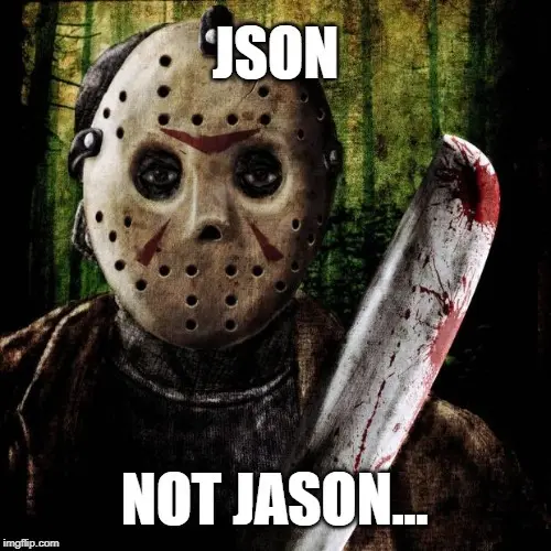 how to create API in PHP file JSON meme fridy the 13th character Jason Voorhees