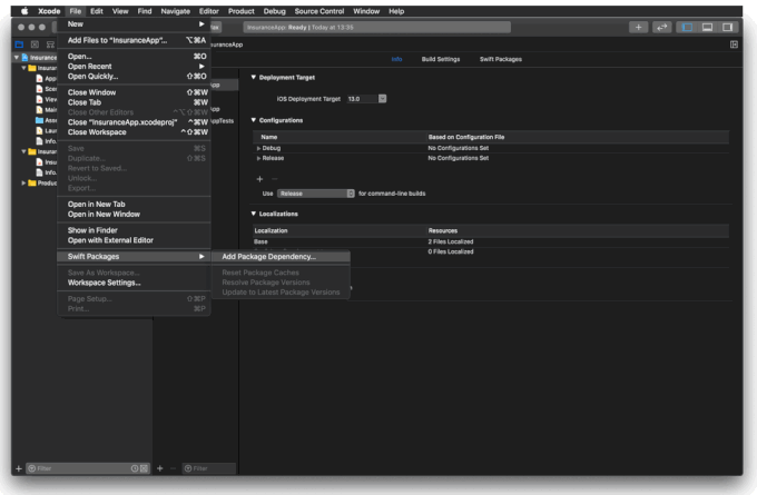 An example of how to add Swift date.