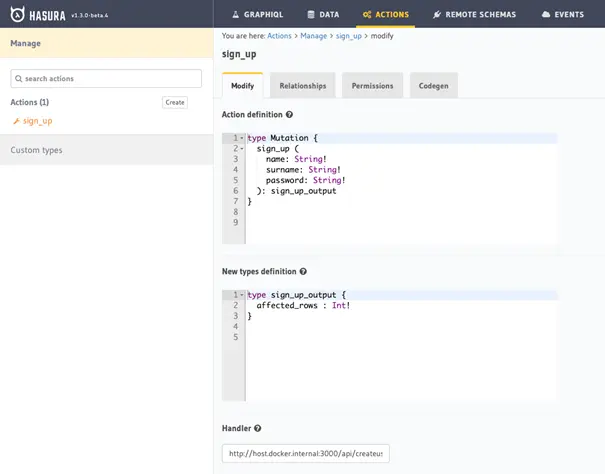 hasura nodejs graphql applications