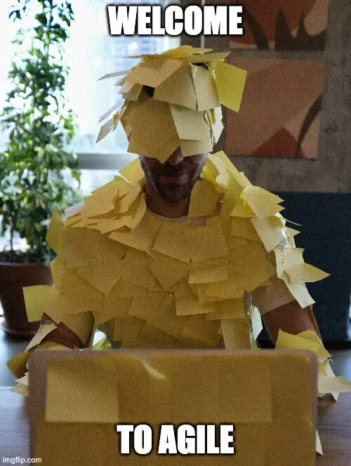 welcome to agile methodology meme