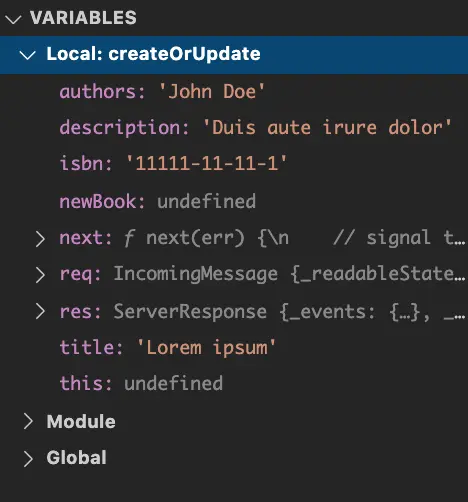 run configuration node js debug session