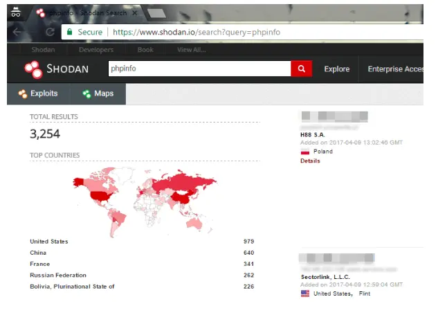 Shodan shows which devices are connected to the Internet