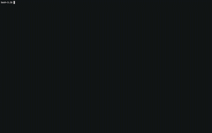 Example of a CLI command