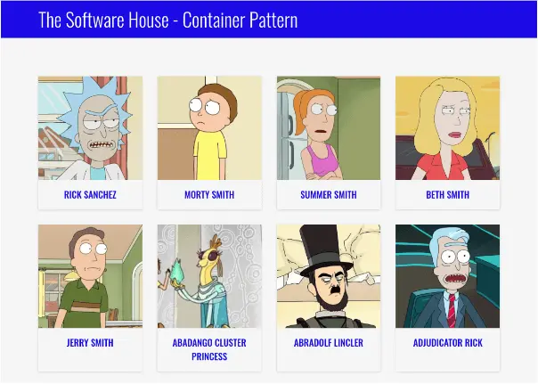 Rick and Morty app - screenshot